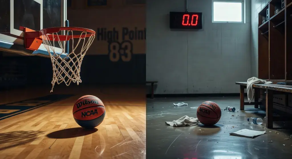 No. 12 seed High Point defeats No. 5 Wisconsin 83-82 in first-round NCAA men's tournament game