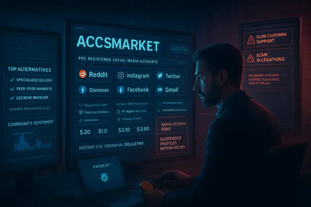 Accsmarket Review: User Feedback, Scam Claims, and Top Alternatives Explored