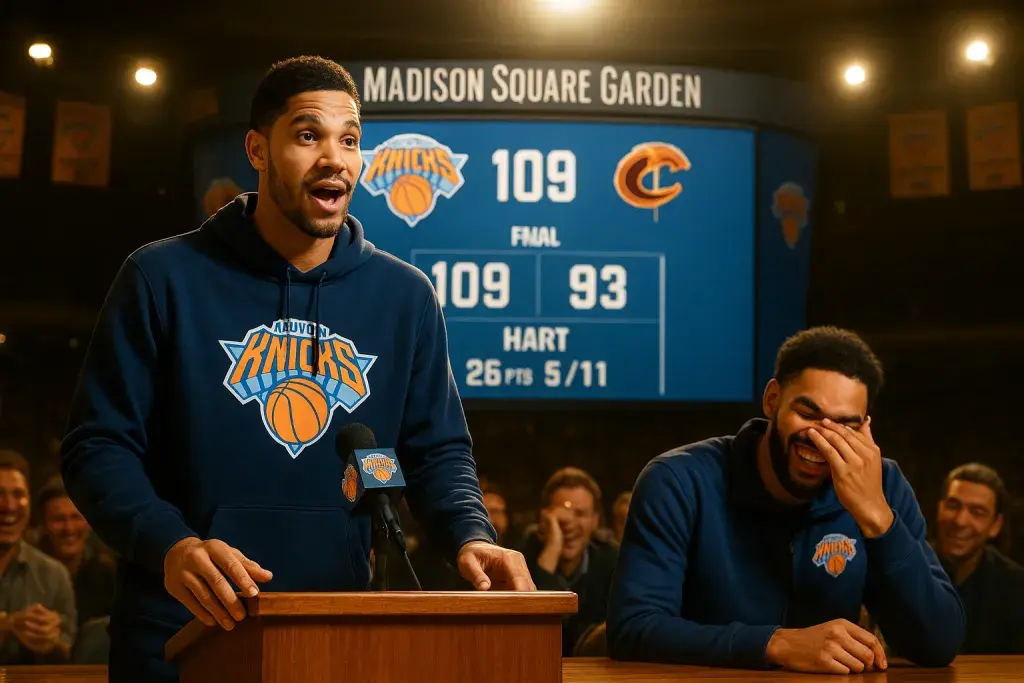 Hart attributes analytics remark to coach Jay Wright during postgame remarks