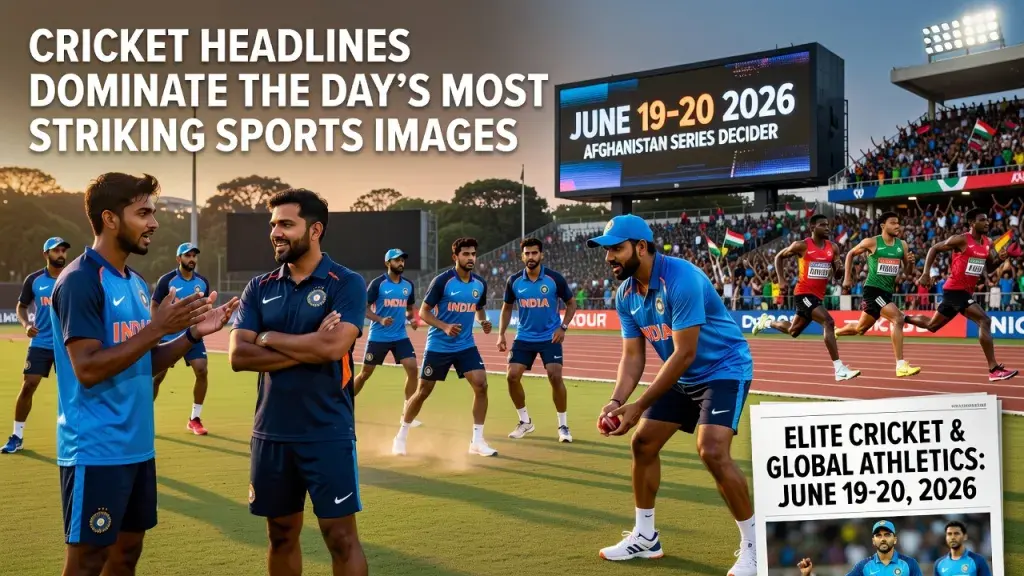 Cricket Headlines Dominate the Day's Most Striking Sports Images