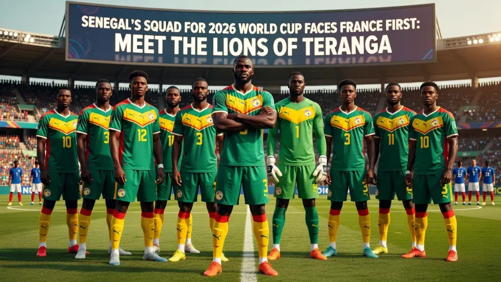 Senegal's Squad for 2026 World Cup Faces France First: Meet the Lions of Teranga