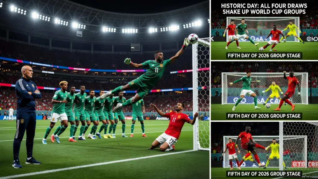 Four Draws Shake Up World Cup Groups on Historic Day