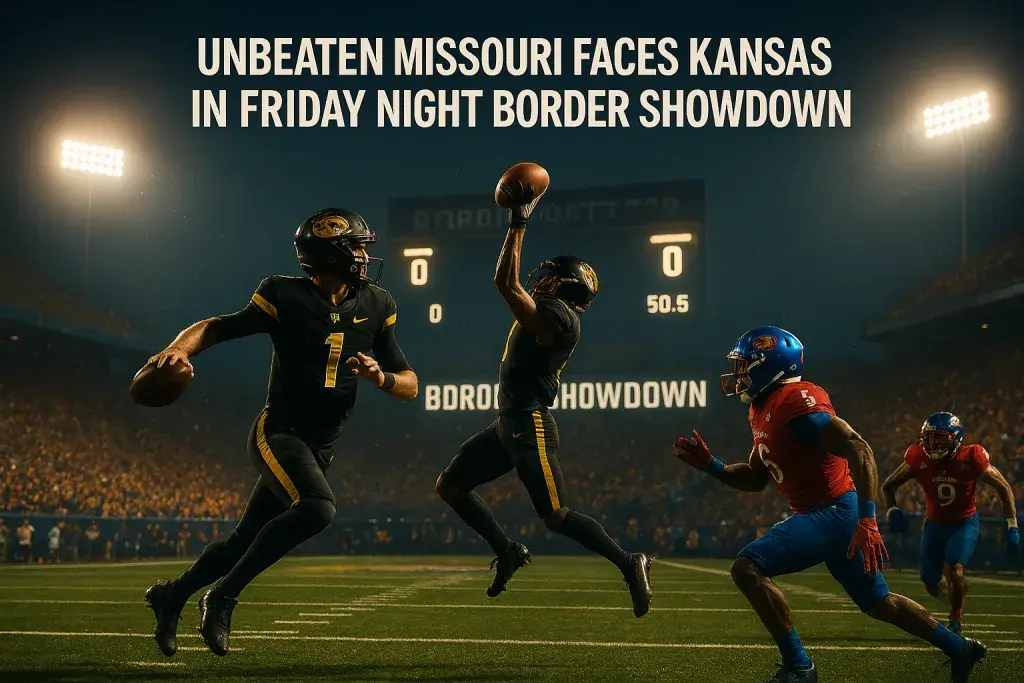 Unbeaten Missouri Faces Kansas in Friday Night Border Showdown