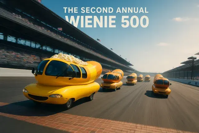 <div class="content">The second annual Wienie 500 will take place this Friday at the Indianapolis Motor Speedway, where six decorated Wienermobiles will compete in a novelty race.
