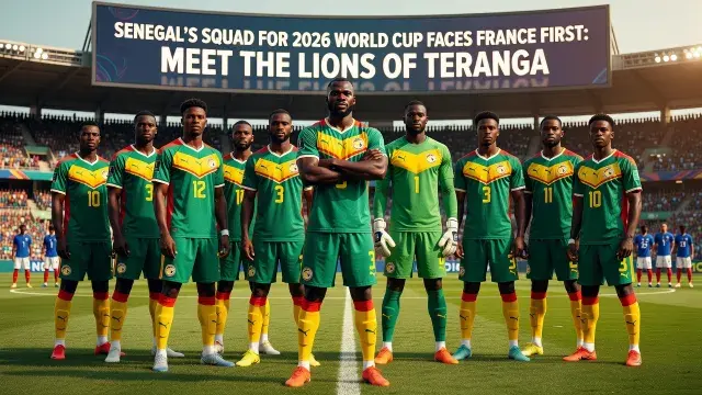 Senegal's Squad for 2026 World Cup Faces France First: Meet the Lions of Teranga