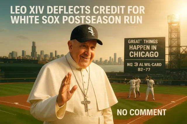 Leo XIV Deflects Credit for White Sox Postseason Run